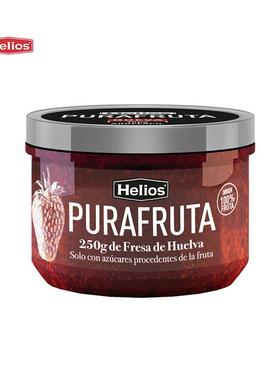 新货西班牙helios喜璐草莓果酱250g涂抹面包草莓酱果肉果酱烘