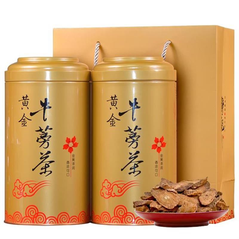 。黄金牛蒡茶250g500g散装罐装茶叶礼盒装牛蒡根正宗牛蒡片浓