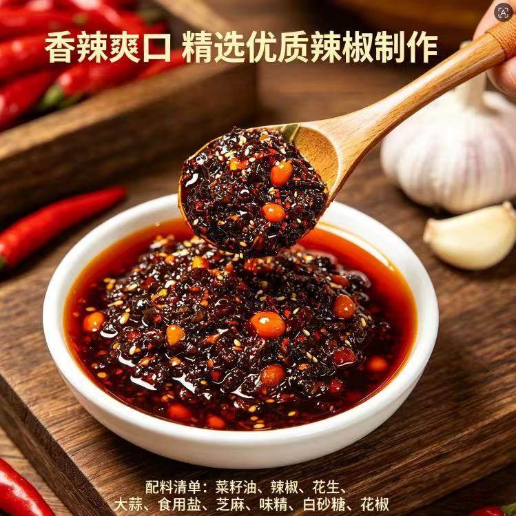贵州凉面贵州特产油辣椒蘸水红油辣椒酱凉拌拌面调味料拌饭拌面下