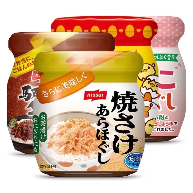 新货日本水产风味盖浇肉粒肉松三文鱼鸡肉牛肉明太鳕鱼子拌饭