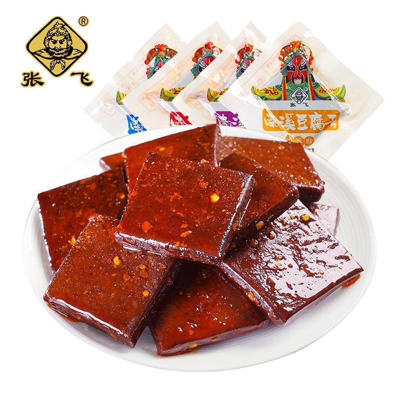 新货张飞南溪豆干500g四川特产小包装麻辣豆腐干办公室解馋零