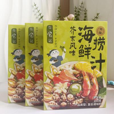 日食记海鲜捞汁小海鲜料汁凉拌菜调料汁白灼汁小龙虾调料秘制蘸