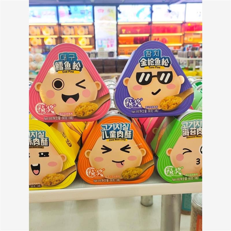 新货国产祯奖儿童肉松鳕鱼