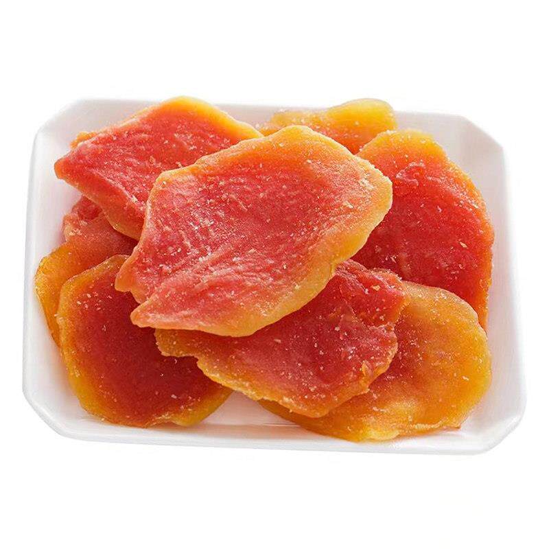 特产红心木瓜干果,新鲜木瓜肉,木瓜片,干果,果脯,孕妇和儿童