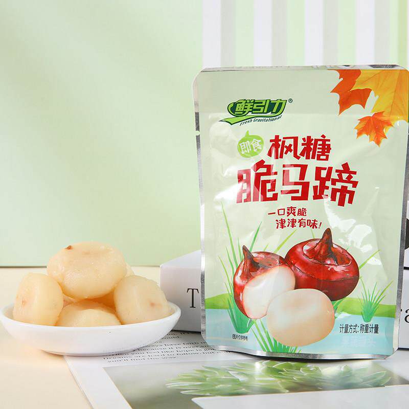 鲜引力枫糖脆马蹄即食荸荠果蔬脆干小包装水果干特产休闲小吃零食
