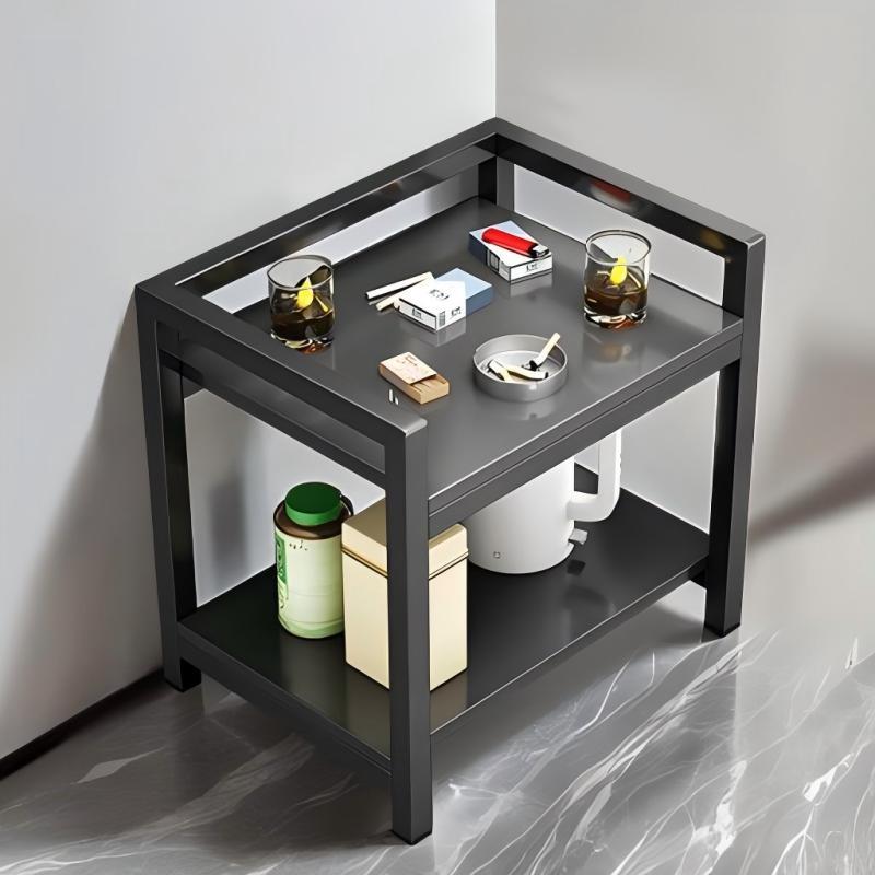 麻将桌茶几棋牌室打牌专用可移动茶水桌置物架茶水架烟灰缸小边几