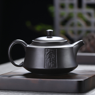 功夫单壶泡茶器 紫砂茶壶原矿大号西施壶半手工泡茶壶家用纯色中式