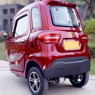 新能源2门3座全封闭成人电动三轮车接送孩子 1000W 60V