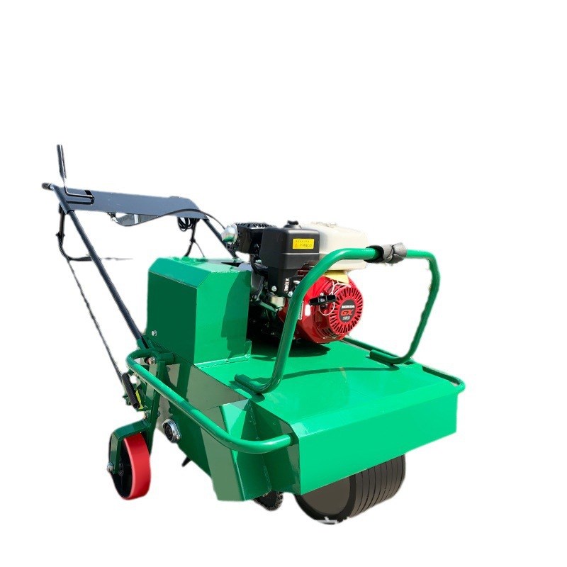 园林绿化草地透气机草坪打孔机手扶汽油自行式针孔式钻孔机