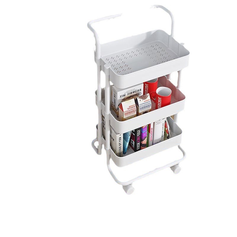 厨房收纳小推车落地客厅夹缝置物架家用卧室厨房浴室小推车置物架