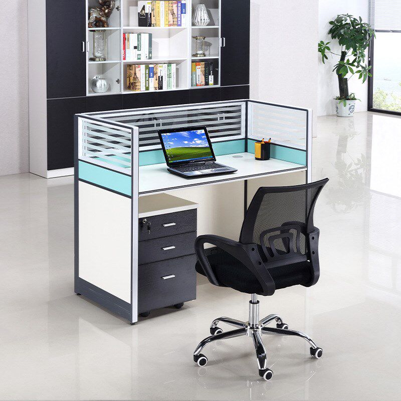 广州家具简易办公桌椅组合桌子办公室屏风隔断员工工位办公桌