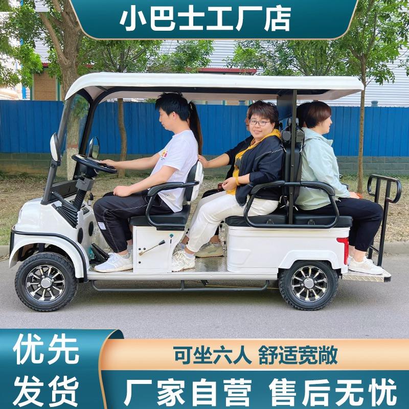旅游观光电动四轮车景区动植物园游乐场车型小区巡逻售楼处看房车