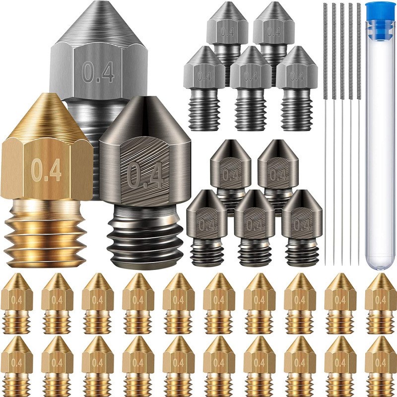 3D打印机mk8喷嘴 挤出机喷头 耐高温喷嘴1.75耗材挤出机头