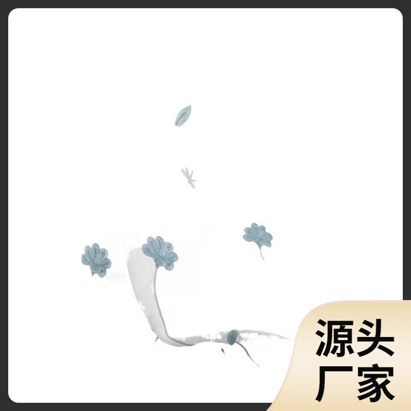 田园风小清新窗纱窗帘透光不透人阳台客厅卧室飘窗隔断门帘半遮光