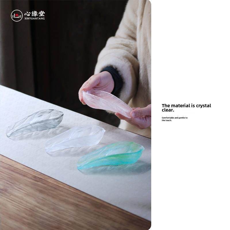 小白茶具//心缘堂琉璃茶则粉彩绿合一茶则茶拨搁置茶则三件套琉璃,餐饮具,茶道/零配,淘宝优惠券,粉丝福利购,淘宝优惠卷