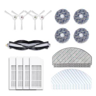 科沃斯T10单机 OMNI一次性免洗拖布水洗抹布尘盒滤芯边滚刷 TURBO