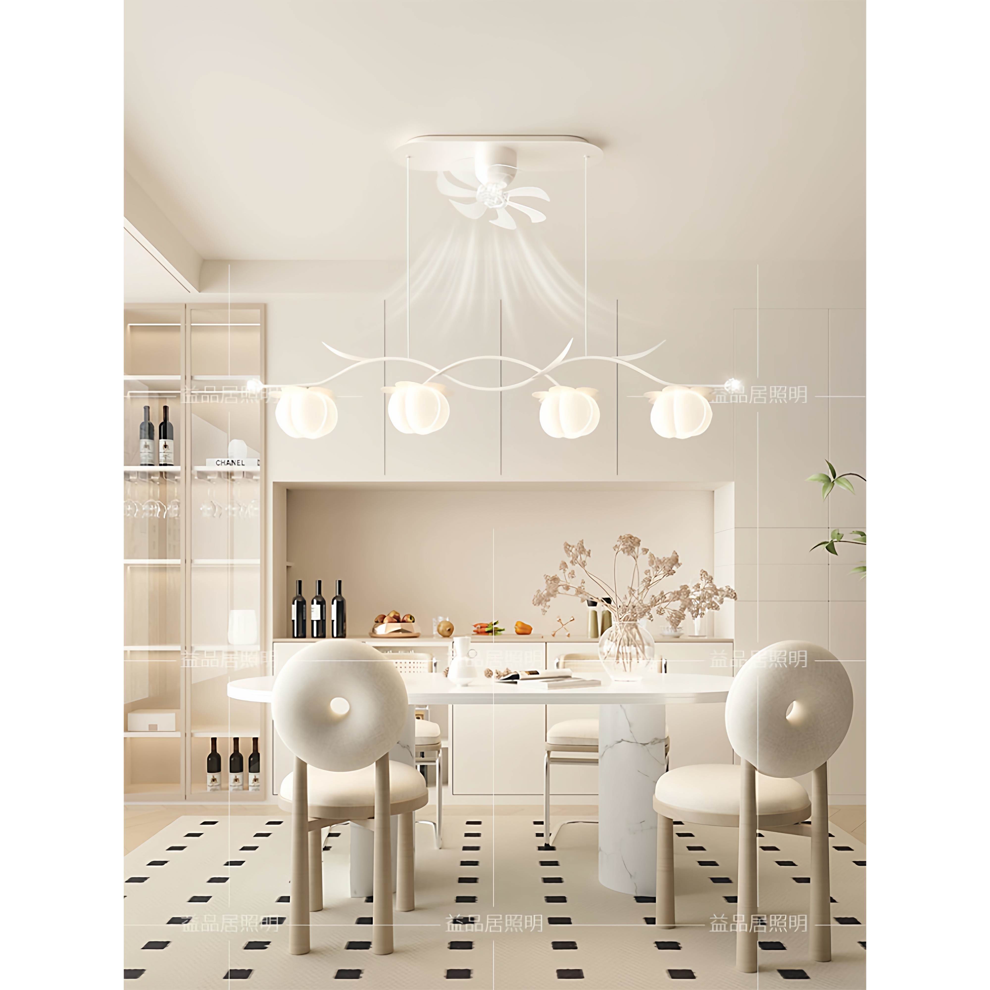 餐厅灯吊灯2025新款法式奶油风吸顶灯简约现代大气全屋套餐组合灯