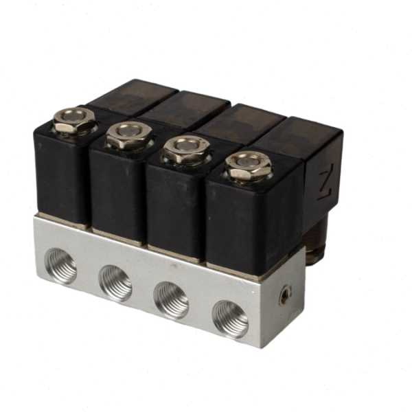 3V 二位三通气动电磁阀 1进2 3 4 5 6出多路控制阀 多位组合组阀