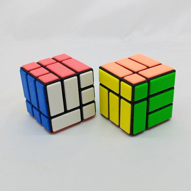 梯色Bi cube捆绑三阶魔方 插销版 Bandaged Cube限制旋转难度挑战