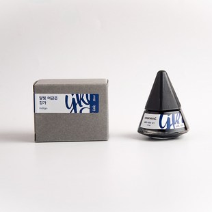 韩国慕那美钢笔INK 02101非碳素彩色钢笔墨水30ml纯黑墨黑蓝红