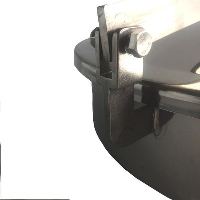 不锈钢内外镜面抛光人孔,卫生级翻边人孔,圆形常压检查口150600