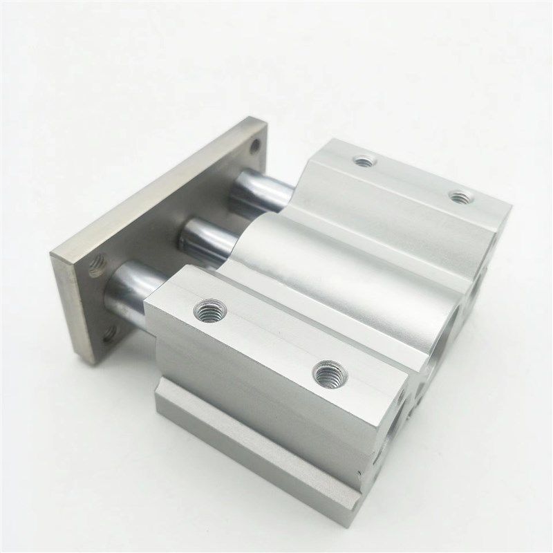 SMC三轴导杆气缸MGQL/MGQM16-10/20/25/30/40/50/75/100