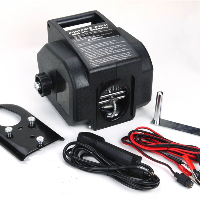 12V/24V2000磅电动船用绞盘