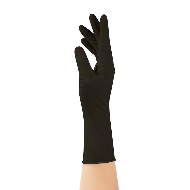 丁腈一次性手套加厚橡胶防护实验丁晴手套出口英文彩盒100只