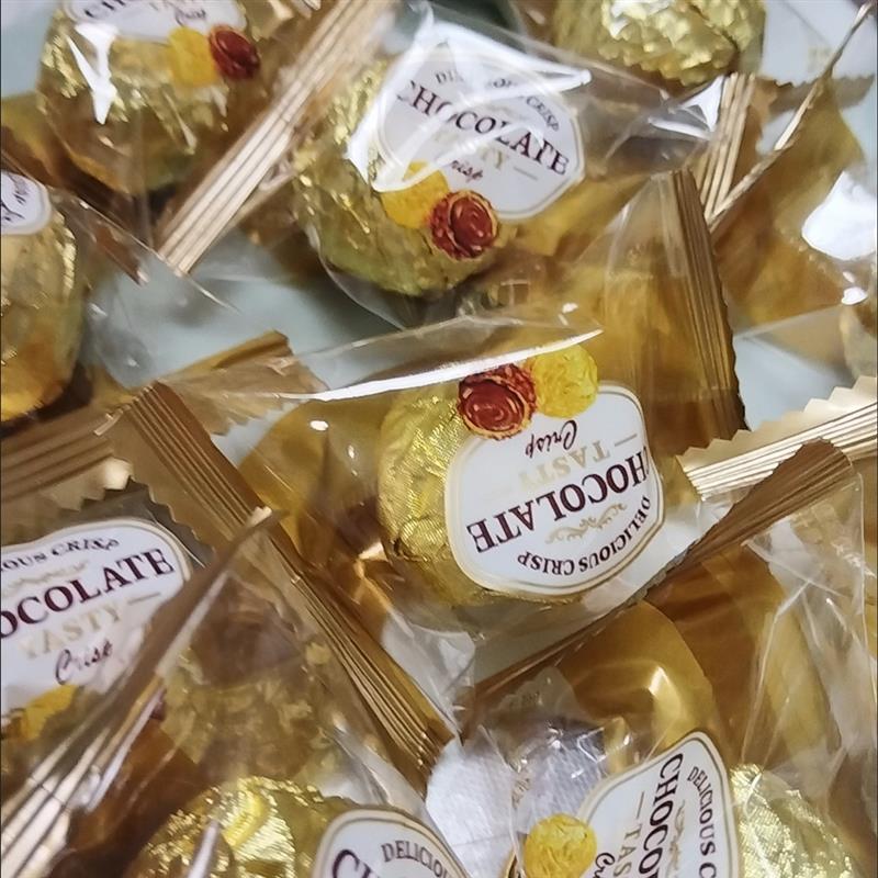 比比赞夹心脆脆球210g金球