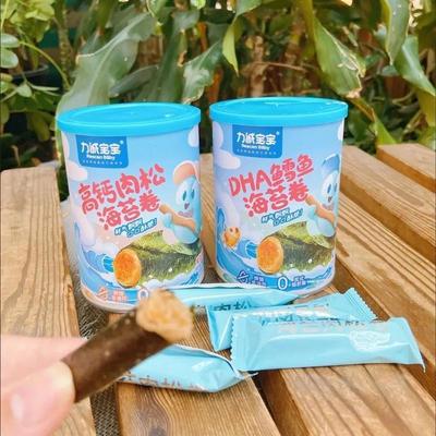 力诚宝宝海苔肉松蛋卷鳕鱼