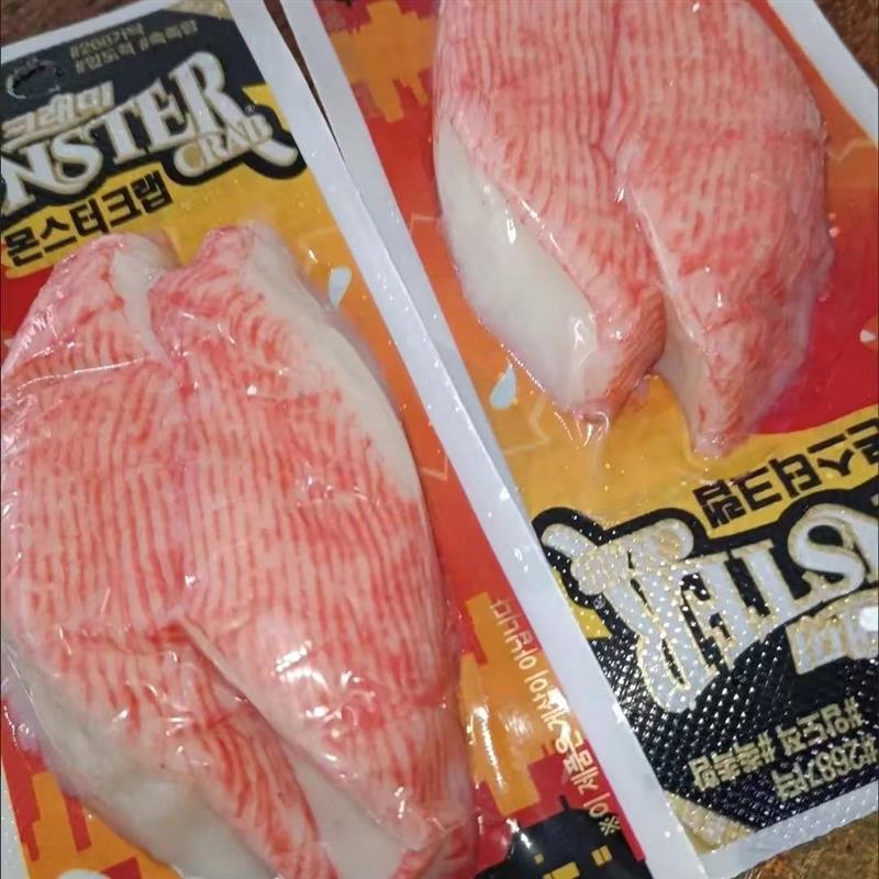 韩国蟹棒客唻美蟹味棒进口