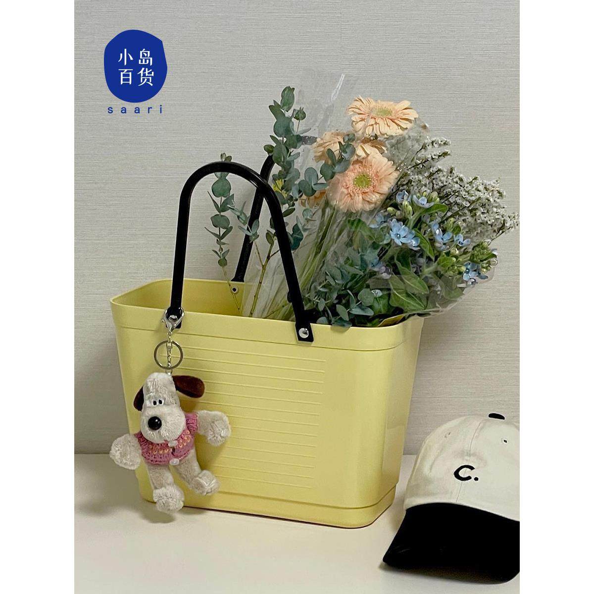 瑞典Hinza手提篮姆明篮菜篮子购物篮野餐篮露营塑料ins轻便大容量,收纳整理,购物篮,淘宝优惠券,粉丝福利购,淘宝优惠卷