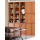 组合书柜 柜 高窄柜 立式 客 实木墙对墙书柜 采购产品富盛集