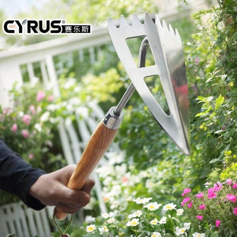 加厚锄头不锈钢家用除草种菜刨地耙子农用铁锹锄户外挖笋园艺工具,鲜花速递/花卉仿真/绿植园艺,锄头,淘宝优惠券,粉丝福利购,淘宝优惠卷