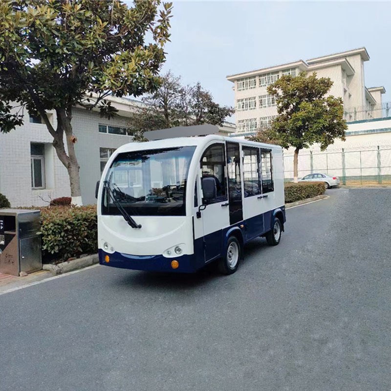 4-8座四轮电动巡逻车图片可用于校园厂区物业巡逻电动物流车