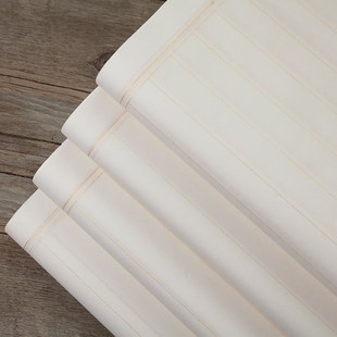 安徽四尺对开半生半熟竖条格状元笺宣纸 毛笔小楷行书法抄经用纸