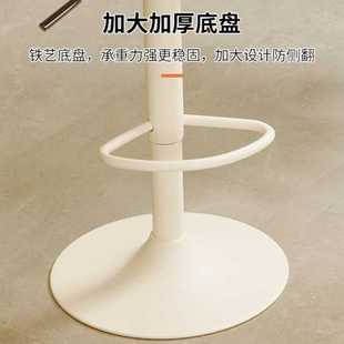 吧台椅家用脚凳可升降旋转收银台椅子岛台靠背椅前台轻奢酒吧椅