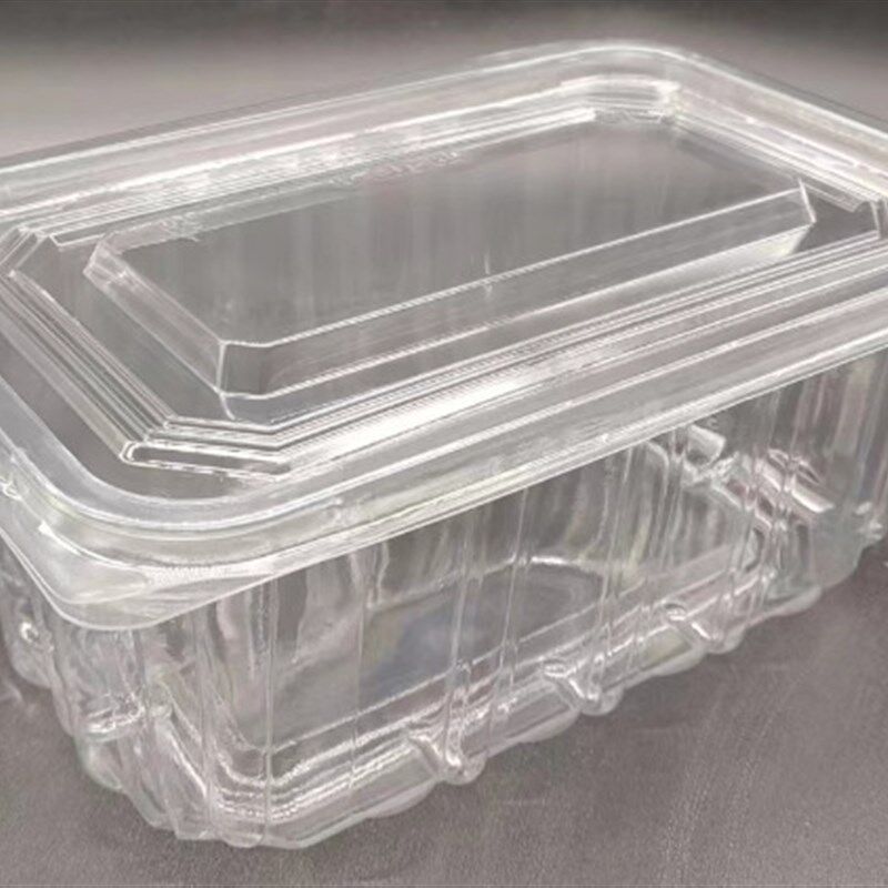 一次性透明塑料蔬果西点盒蛋糕包装长方形商用经济吸塑多用盒打包