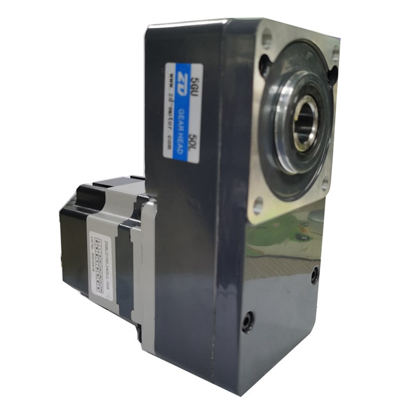 150W直流无刷电机驱控一体式马达Z5BLD150-24GUL型直角电动机