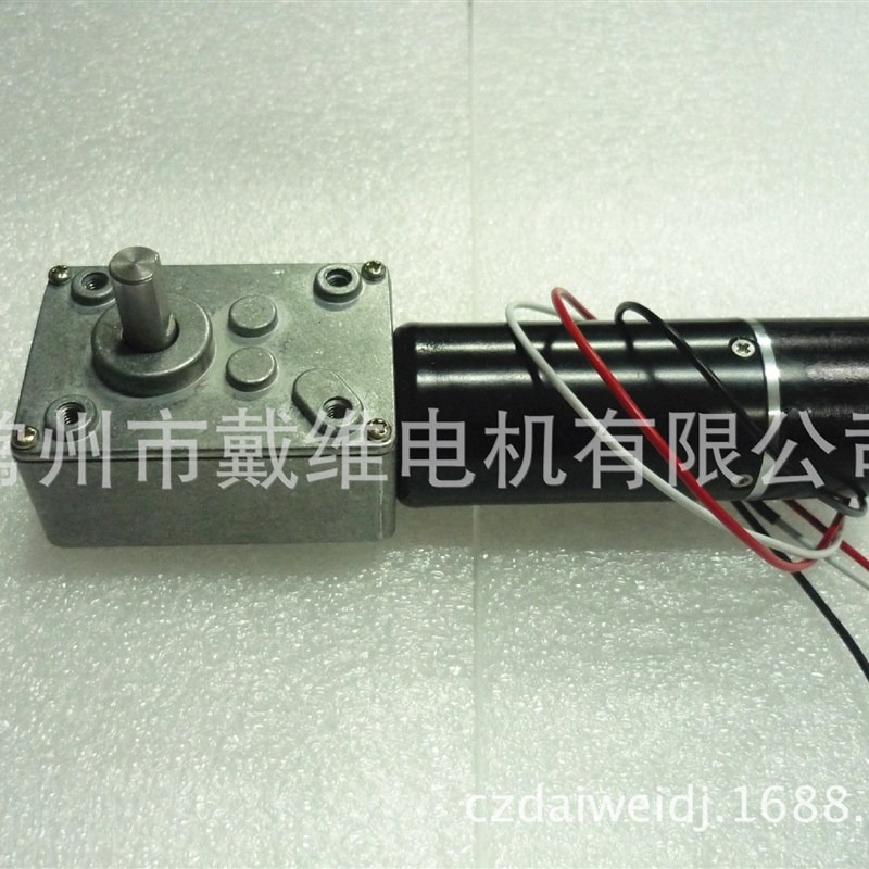 供应12V无刷蜗轮蜗杆减速电机634JSX可内置驱动长寿命