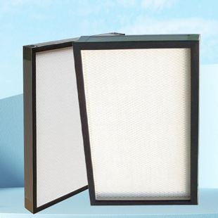 玻纤滤纸过滤网空气净化器 ffu效过滤器铝框木框无隔有隔板元