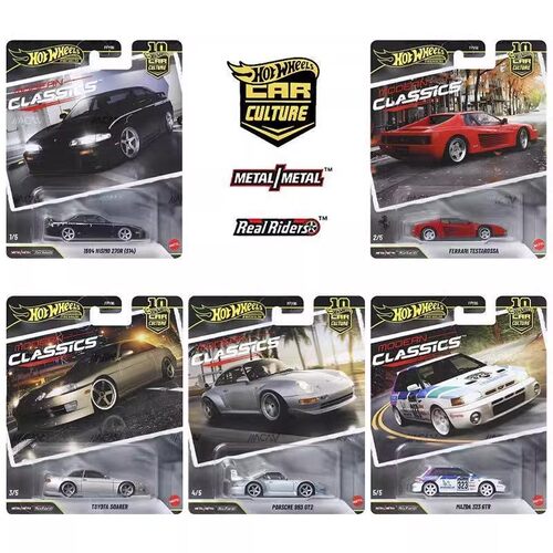 现货风火轮FPY86摩登现代经典法拉利 保时捷993GT2丰田日产车模