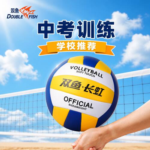 【双鱼】中考训练专用5号排球学校老师推荐高颜值高弹耐磨PVC护手