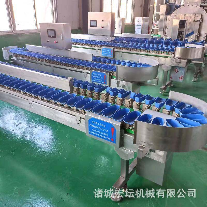 转盘料盒式重量选别机粽子配重分选机海鲜类在线自动称重分选机,清洗/食品/商业设备,其他食品加工设备,淘宝优惠券,粉丝福利购,淘宝优惠卷