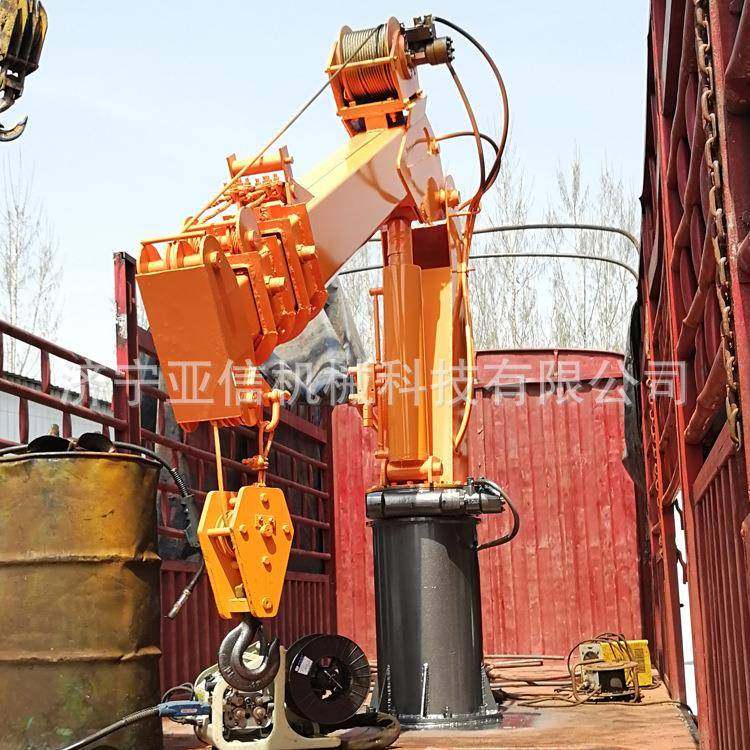 全液压折臂吊2吨船用折臂吊机折叠式车载吊机吨折臂随车吊,搬运/仓储/物流设备,其他起重搬运设备,淘宝优惠券,粉丝福利购,淘宝优惠卷