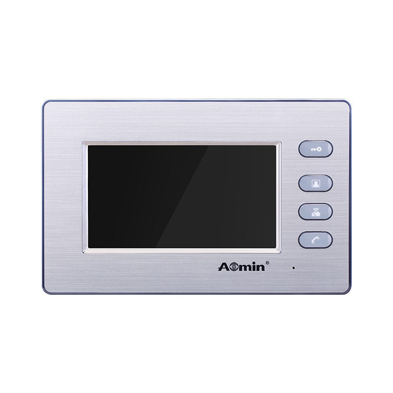 彩色高清楼宇可视对讲门禁室内机呼叫对讲开锁监控分机网线多芯线