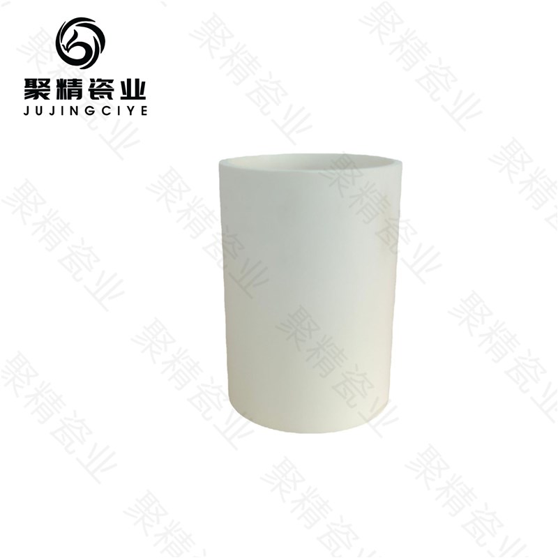 氧化铝陶瓷管耐腐蚀管道 耐磨耐高温工业氧化铝陶瓷件 聚精供应