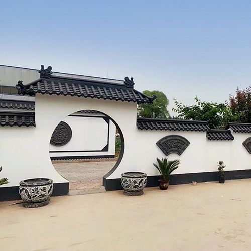 特厚110*50cm足3毫米厚单面一体仿古树脂加厚装饰瓦新中式屋檐瓦