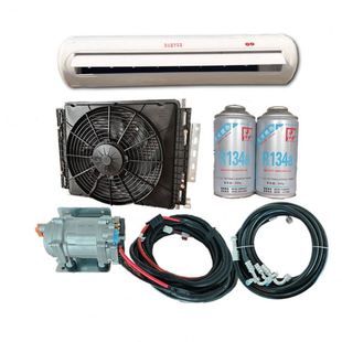 露营车冷暖12V. 房车专用变频驻车空调隐藏改装 24v涡旋压缩机空调