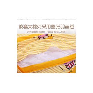 被套 夹棉学生被套棉被罩二和一全棉儿童多功能一被两用幼儿园冬季